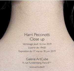 Galerie ArtCube   exposition Harri PECCINOTTI « Close up » 17 Mai / 30 Juin 2019