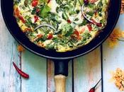 Omelette encore “tortilla” mauricienne recette ensoleillée avec légumes soleil, piment herbes fraîches