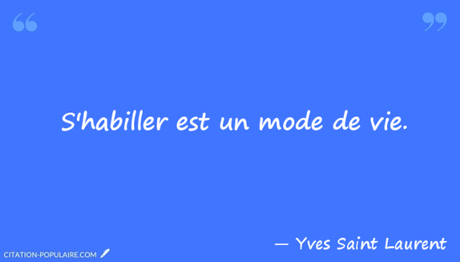 citation Célébrité de Yves Saint Laurent , CIT080923