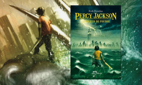 Percy Jackson, tome 1 : Le voleur de foudre, de Rick Riordan.