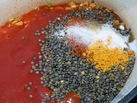 Soupe de lentilles au thon Soupe de lentilles au thon