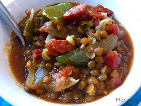 Soupe de lentilles au thon Soupe de lentilles au thon