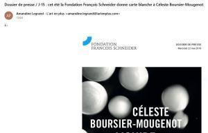 Fondation François Schneider- 8 Juin au 22 Septembre 2019-  exposition Céleste Boursier-Mougenot