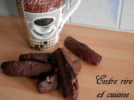Fingers cookies cacao-chocolat à la farine complète Fingers cookies cacao-chocolat à la farine complète