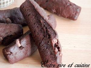 Fingers cookies cacao-chocolat à la farine complète Fingers cookies cacao-chocolat à la farine complète