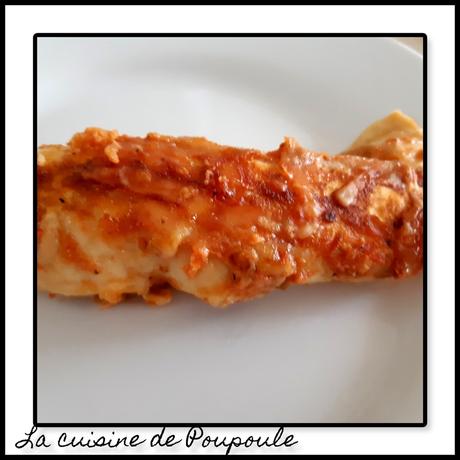 Wraps de dinde à la tomate en gratin