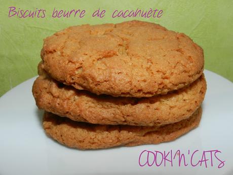 BISCUITS AU BEURRE DE CACAHUETE (sans lait)