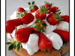 Marbré vanille fraises