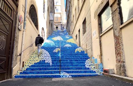 WENC embellit les escaliers du passage Mermet à Lyon