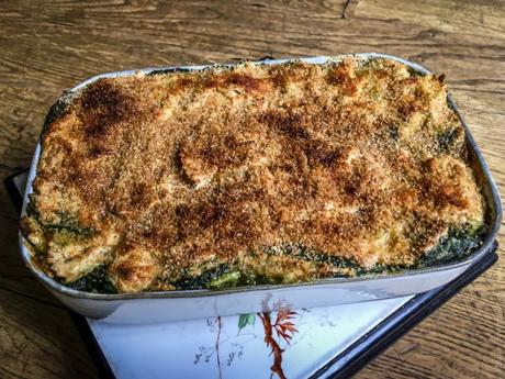 Pasta e spinaci – Gratin de farfalle aux épinards Pasta e spinaci – Gratin de farfalle aux épinards