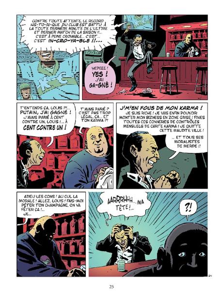 Karma City tome 1/2 aux éditions Dupuis extrait 1