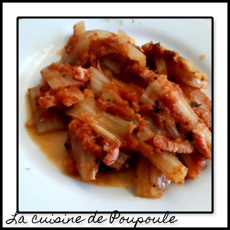 Blettes au coulis de tomates Blettes au coulis de tomates