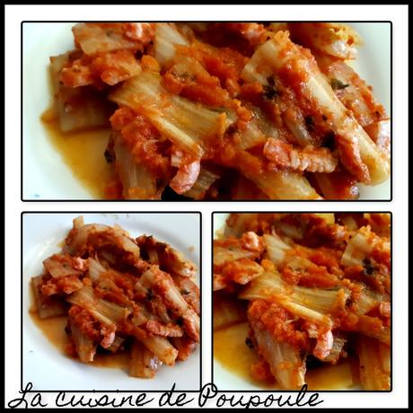 Blettes au coulis de tomates Blettes au coulis de tomates