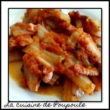 Blettes au coulis de tomates Blettes au coulis de tomates