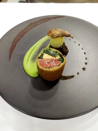 Croustillant de pigeon au foie gras © Gourmets&co Croustillant de pigeon au foie gras © Gourmets&co