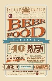 4ème festival annuel des camions de bière et de nourriture de Inland Empire Brewing Company
 – Brasserie artisanale