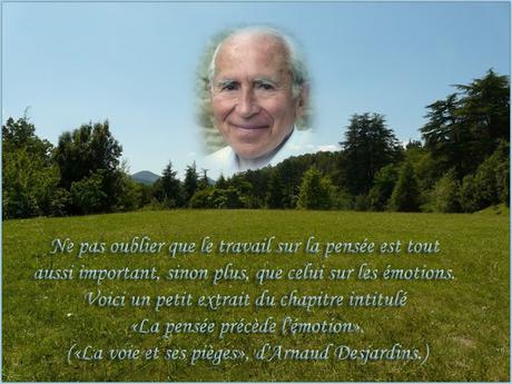 La pensée précède l'émotion !