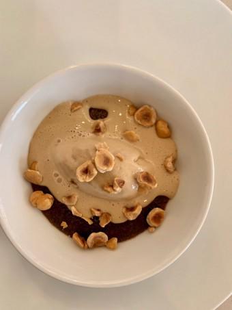 Fondant chocolat, cœur praliné noisettes © Olivia Goldman Fondant chocolat, cœur praliné noisettes © Olivia Goldman