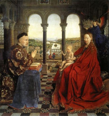 1-2-3 La Vierge du Chancelier Rolin (1435) 1435 Eyck_madonna_rolin