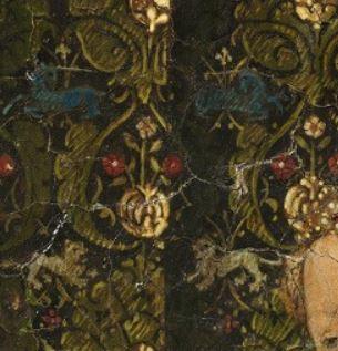 1437 Jan_van_Eyck Triptyque de Dresde licorne lion
