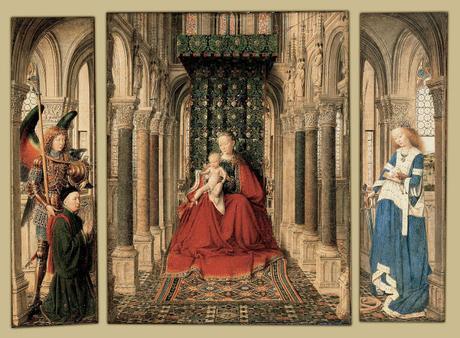 1437 Jan_van_Eyck Triptyque de Dresde