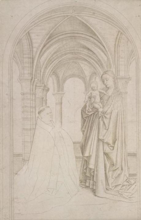 Petrus Christus Copie de la Madonne de Nicolas van Maelbeke Albertina, Vienna