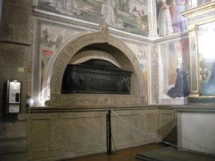 1485 cappella Sassetti tombe Nera Corsi basilica di Santa Trinita Firenze