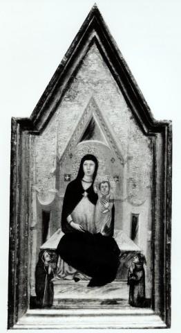 1300-49 Maestro Daddesco Madonna con Bambino in trono e due donatori National Gallery of Canada, Ottawa
