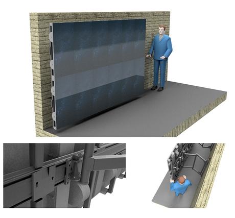 Un nouveau support articulé pour murs LED chez Edbak