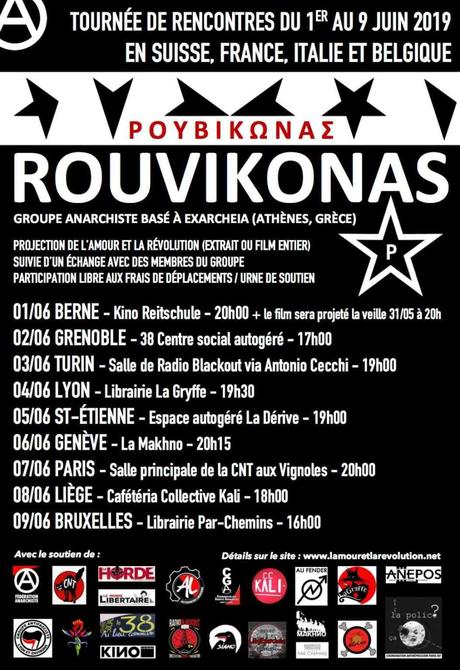 Soutenons #Rouvikonas contre la guerre faite aux pauvres, en Grèce !