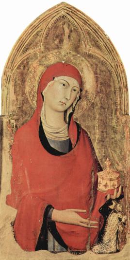 1323-24 Simone Martini Polyptyque de San Domenico Museo dell opera del duomo Orvieto detail