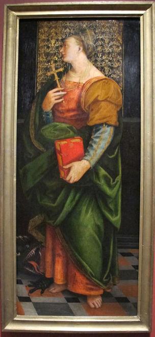 1515-25 Girolamo_giovenone Ste Marguerite Musee Pouchkine