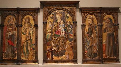 1481 Vittore Crivelli Polittico Wilstach Philadelphia Museum of Art,