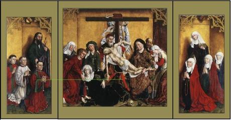 1443 Anonyme Edelheere Altarpiece Sint-Pieterskerk, Leuven reconstruction
