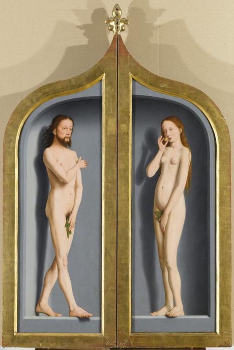 1495-98 David, Gerard Triptyque de la famille Sedano,Louvre, Paris, France revers