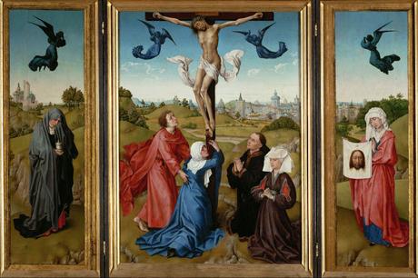 1443-45 Rogier_van_der_Weyden_-_Triptych-_The_Crucifixion_-Kunsthistorisches museum Vienna