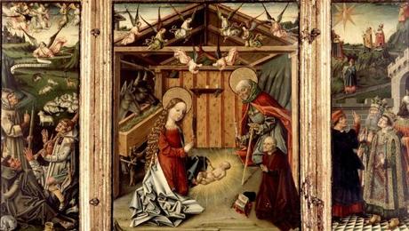 1467-1500 Triptico Natividad del Maestro de Avila Museo Lazaro Galdiano Madrid