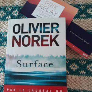 Surface, Olivier Norek… sélection du Prix Relay des Voyageurs lecteurs 2019