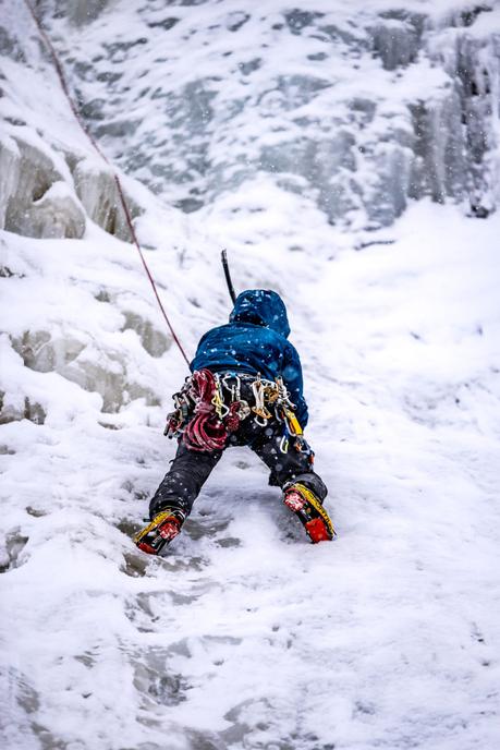 escalade sur glace