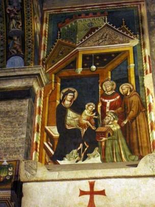 1327 Donatore Antonio Fissiraga Saint Nicolas Saint Francois eglise San Francesco Lodi