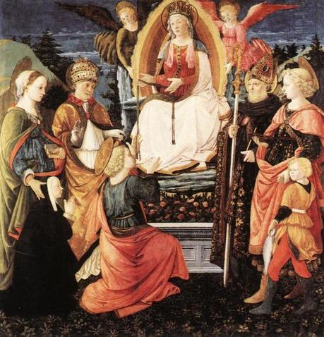 1456-60 Filippo Lippi,_madonna_della_cintola,Museo Civico prato