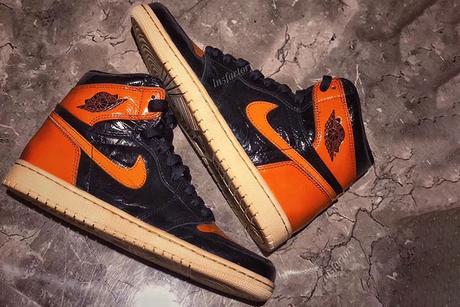 La Air Jordan 1 Shattered Backboard 3.0 sera une version Crinkle Patent Leather Air Jordan 1 Shattered Backboard 3.0