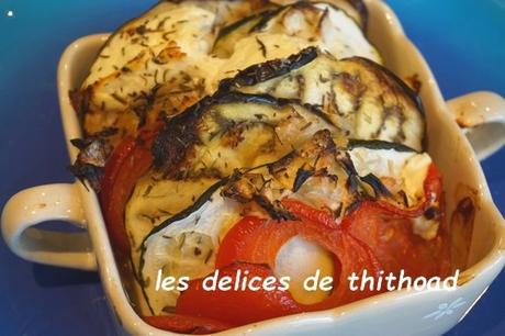 tian de légumes au fromage de chèvre frais (WW)