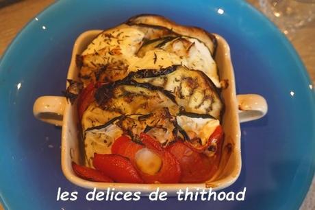 tian de légumes au fromage de chèvre frais (WW)