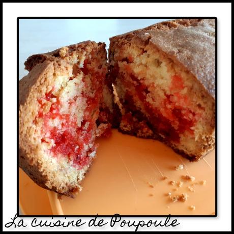 Cake aux pralines rose