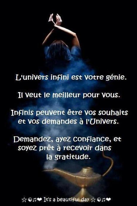 L’univers infini est votre génie
