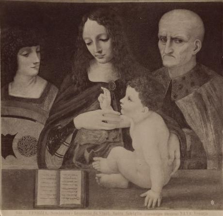 1500-49 Madonna con Bambino benedicente tra un angelo e il donatore Pinacoteca Manfrediniana, Venezia