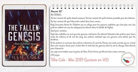 Deadly Virtues #0.5 – The Fallen : Genesis – Tillie Cole (Lecture en VO)