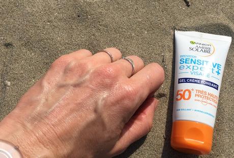 Mon bouclier : le Gel Crème Fondant Sensitive Expert + Ambre Solaire de Garnier Mon bouclier : le Gel Crème Fondant Sensitive Expert + Ambre Solaire de Garnier