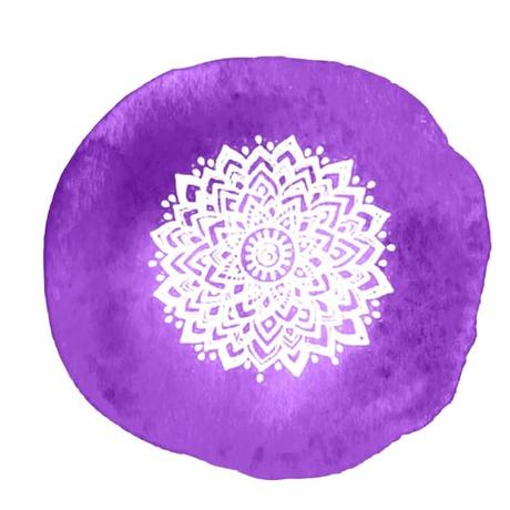 Le guide des pierres de Chakras Illustration du chakra de la couronne
